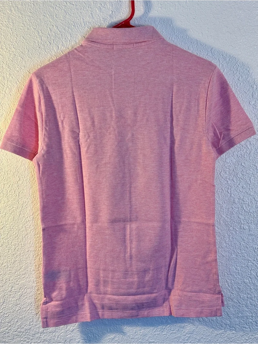 Ralph Lauren Pink Custom Slim Fit Polo Shirt